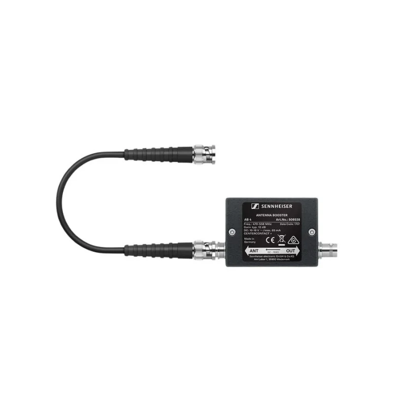 Sennheiser AB 4-AW+ Hat İçi Anten Boosterı (AW+, 470–558 MHz)