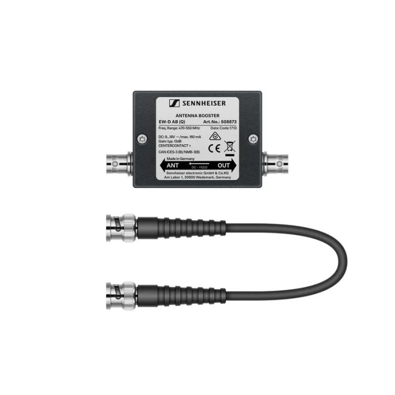 Sennheiser EW-D AB (R) Hat İçi Anten Boosterı (R, 520–608 MHz)