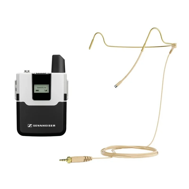 Sennheiser SL Bodypack -HS 2 KIT DW-3 SpeechLine Dijital Bel Vericisi + HS 2 Headset Mikrofon Kiti