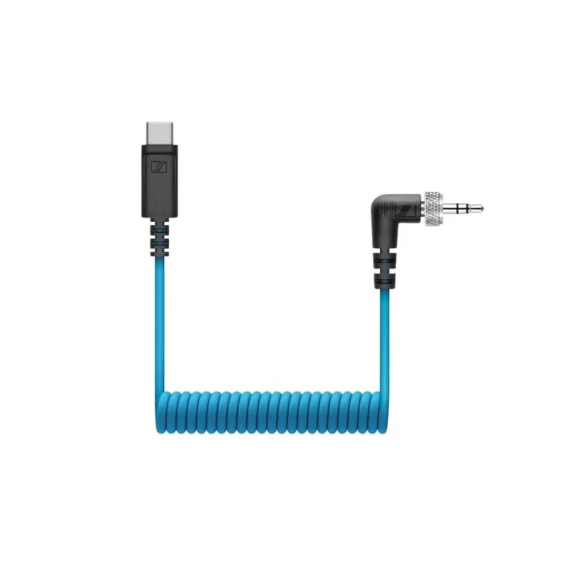 Sennheiser CL 35 USB-C Spiral Kablo (3,5 mm TRS → USB-C)