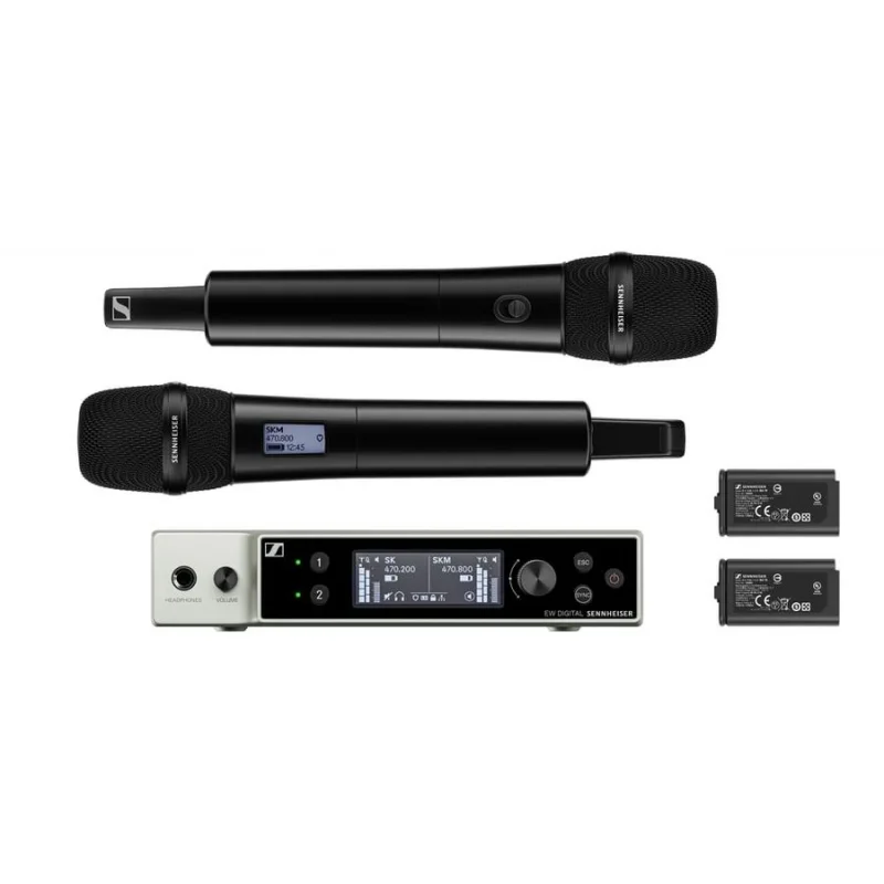 Sennheiser EW-DX 835-S SET (R1-9) Dijital Kablosuz 2li El Mikrofonu Seti (520–607,8 MHz)