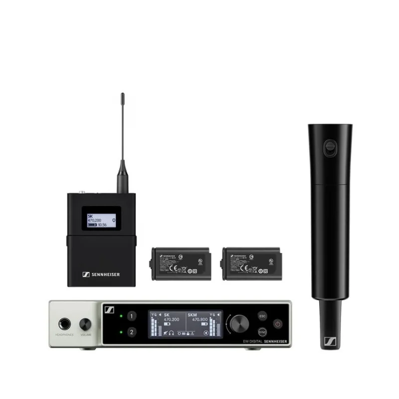 Sennheiser EW-DX SK / SKM-S BASE SET (Y1-3) Dijital Kablosuz Temel Set (1785,2–1799,8 MHz)