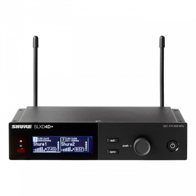 Shure SLXD24D+/B58 Dijital Çift Kanallı Kablosuz El Mikrofonu Seti (2x Beta 58A)
