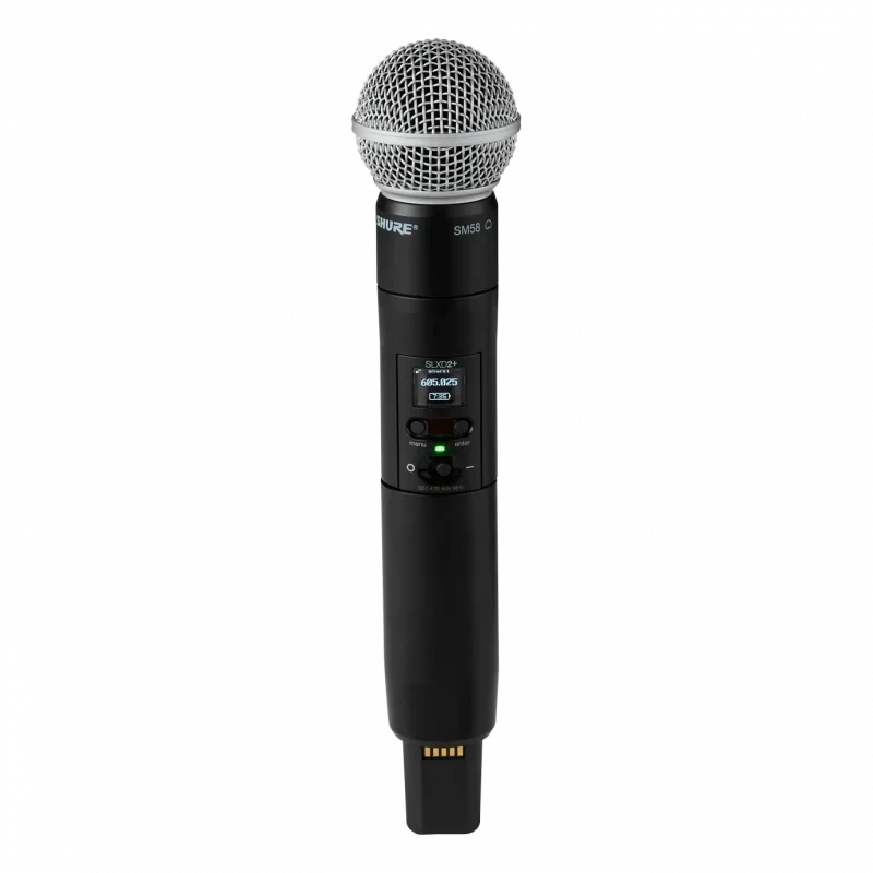 Shure SLXD2+/SM58 Dijital Kablosuz El Vericisi (SM58 Kapsül)