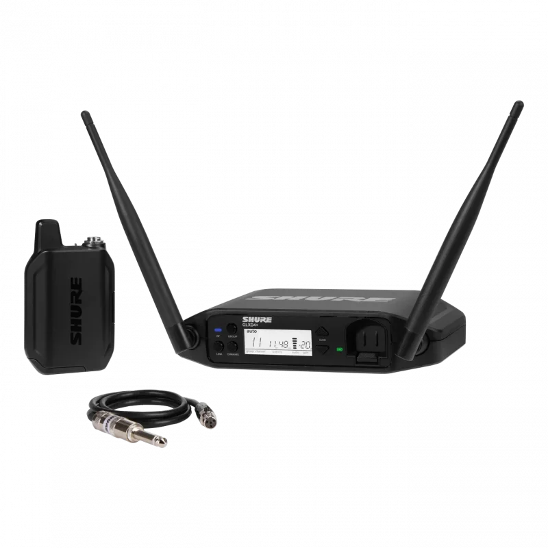 Shure GLXD14+ Dijital Kablosuz Gitar/Bas Sistemi (WA302 Enstrüman Kablosu)