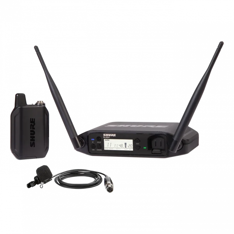 Shure GLXD14+/85M Dijital Kablosuz Yaka Mikrofonu Seti (WL185m Kardioid)
