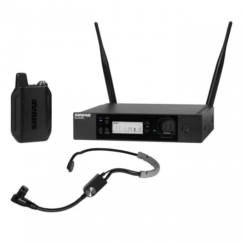 Shure GLXD14R+/SM35 Dijital Kablosuz Rack Headset Mikrofon Seti (SM35)