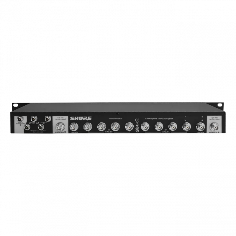 Shure UA844+ SWB UHF Anten Dağıtım Sistemi (470–960 MHz, 5 Alıcıya Kadar)