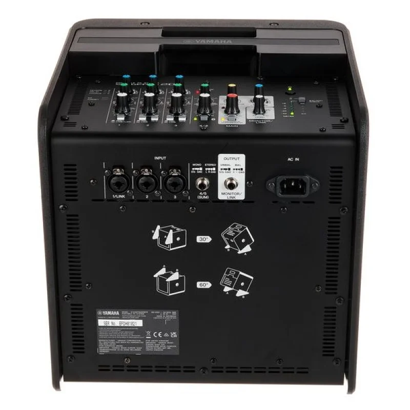 Yamaha STAGEPAS 200 8 180W Compact Ses Sistemi, 5 Kanal Mixer, APP, Bluetooth