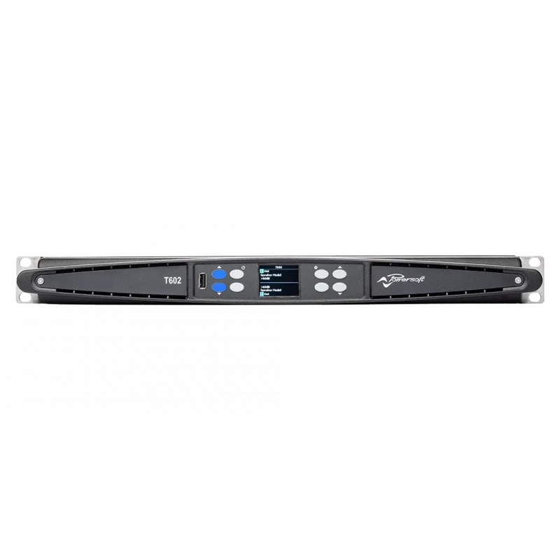 Powersoft T604 6000W 4x1500W DSP ve Dante™ Power Amplifikatör