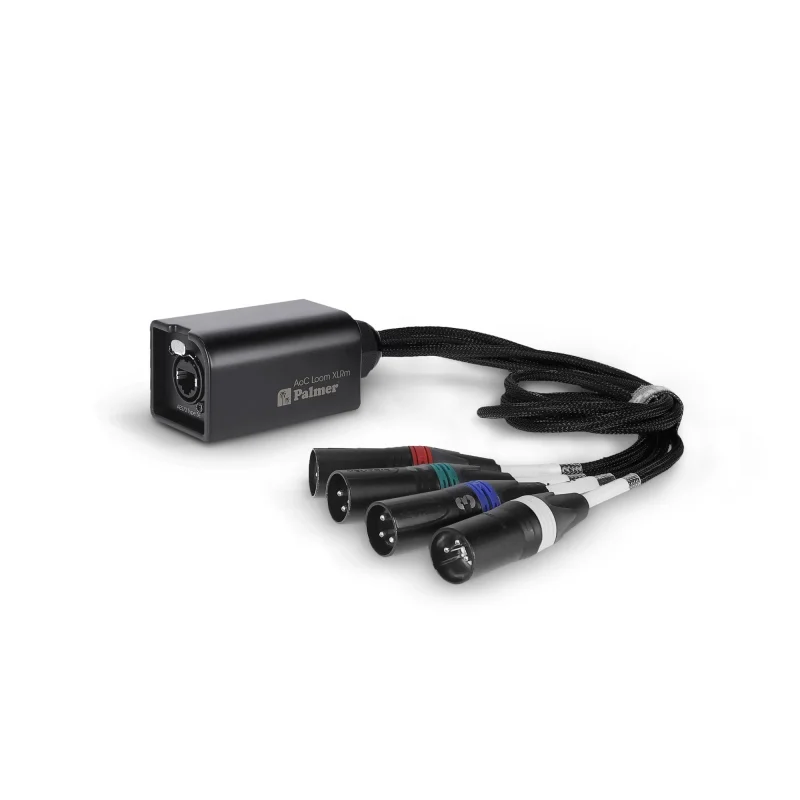 Palmer AoC Loom XLRm 4 Kanal Erkek XLR to RJ45 CAT5/CAT6 Ethernet Extender