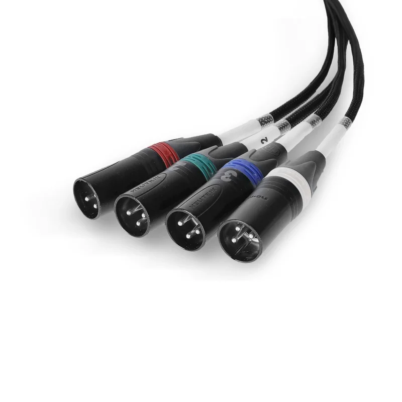 Palmer AoC Loom XLRm 4 Kanal Erkek XLR to RJ45 CAT5/CAT6 Ethernet Extender