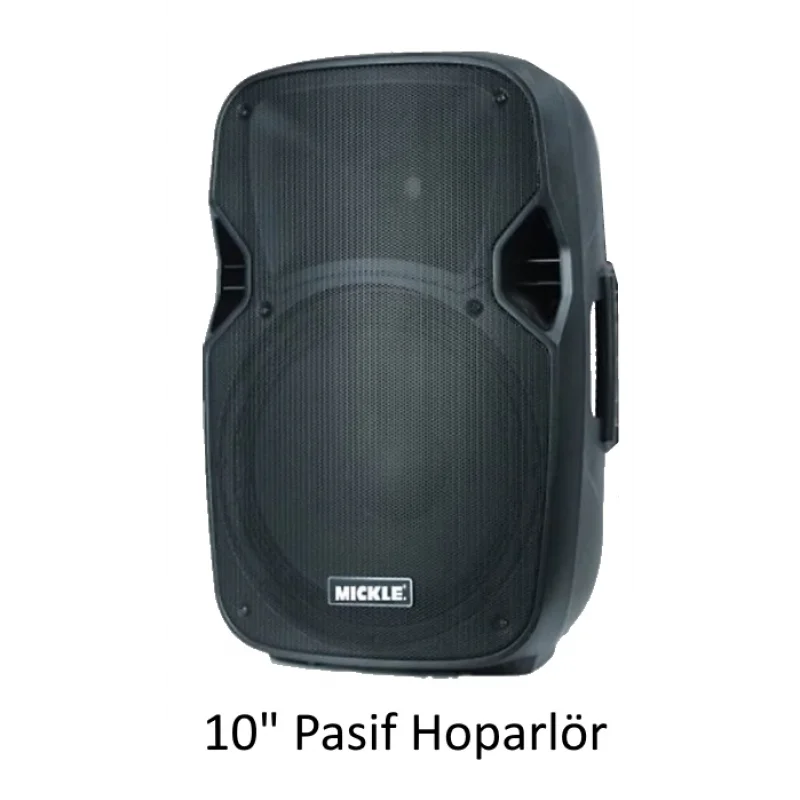 Mickle MP1012 2x10 Akülü Mobil Çift Hoparlörlü Ses Sistemi, Çift Mikrofon, 600/1200W 99 Dijital Efekt, Bluetooth
