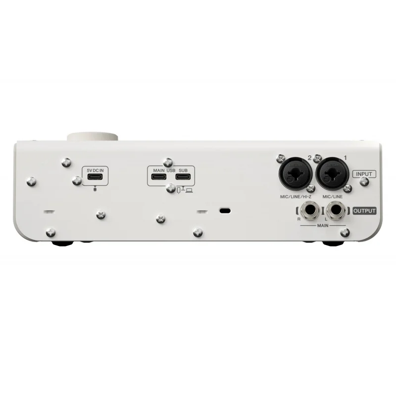 Yamaha URX22-W USB Audio Interface with Touchscreen Ses kartı, 4-in/2-out USB-C