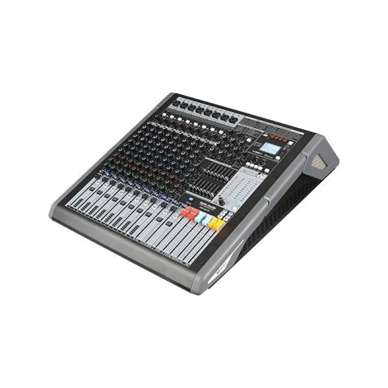 Gold PRO-M 612P 12 Kanal Powermixer 2x1000W, Çift Efekt, Bluetooh
