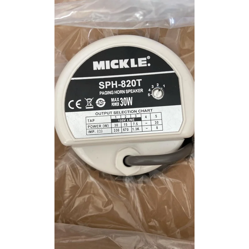 Mickle SPH-820T Horn Hoparlör | 30W/100V 8-ohm with tab