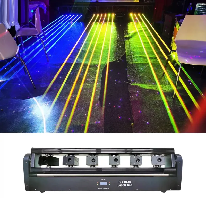 Magic CO83 6 Head RGB Laser, 6 Gözlü Lazer