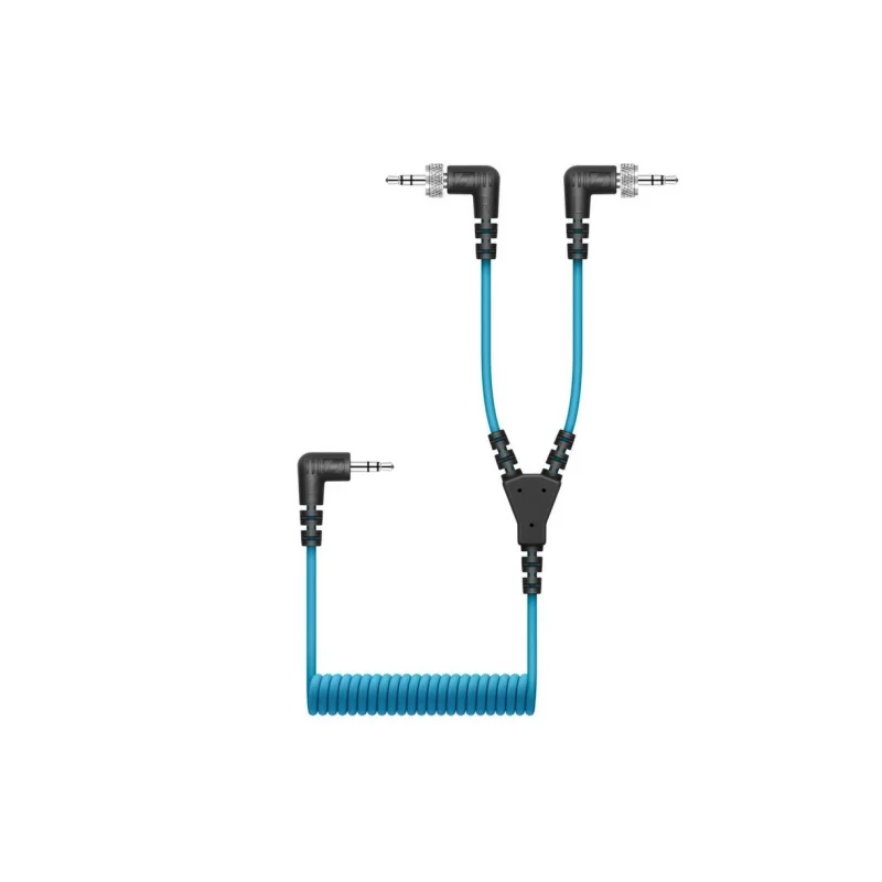 Sennheiser CL 35-Y Çift Alıcı Y Ayırma Kablosu (3,5 mm Kilitli TRS – 2 × 3,5 mm TRS)