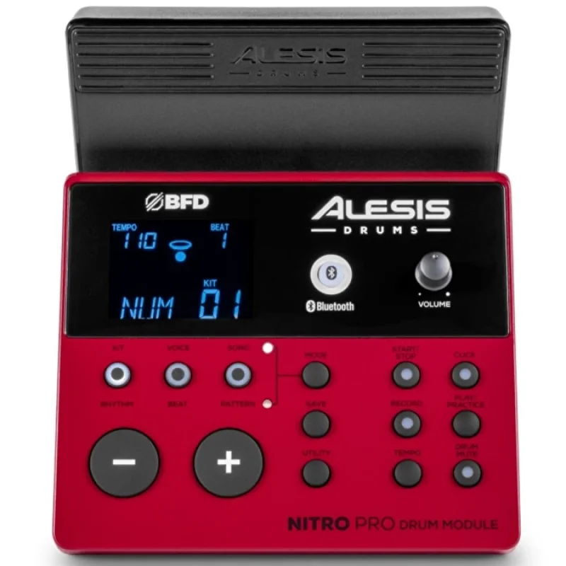 ALESIS Nitro Pro / 8 Parça Premium Elektronik Davul Seti: Bluetooth + BFD Player Full Paket