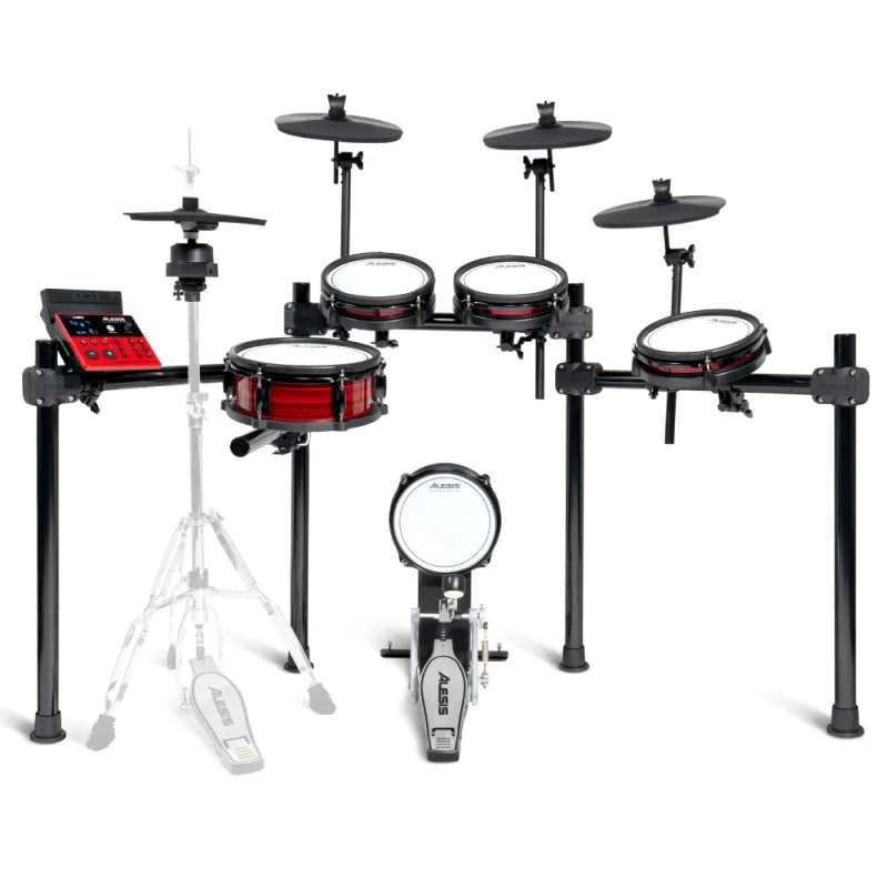 ALESIS Nitro Ultimate 9 Parça Elektronik Davul Seti (Bluetooth ve Hareketli Hi-Hat Özelliği ile)