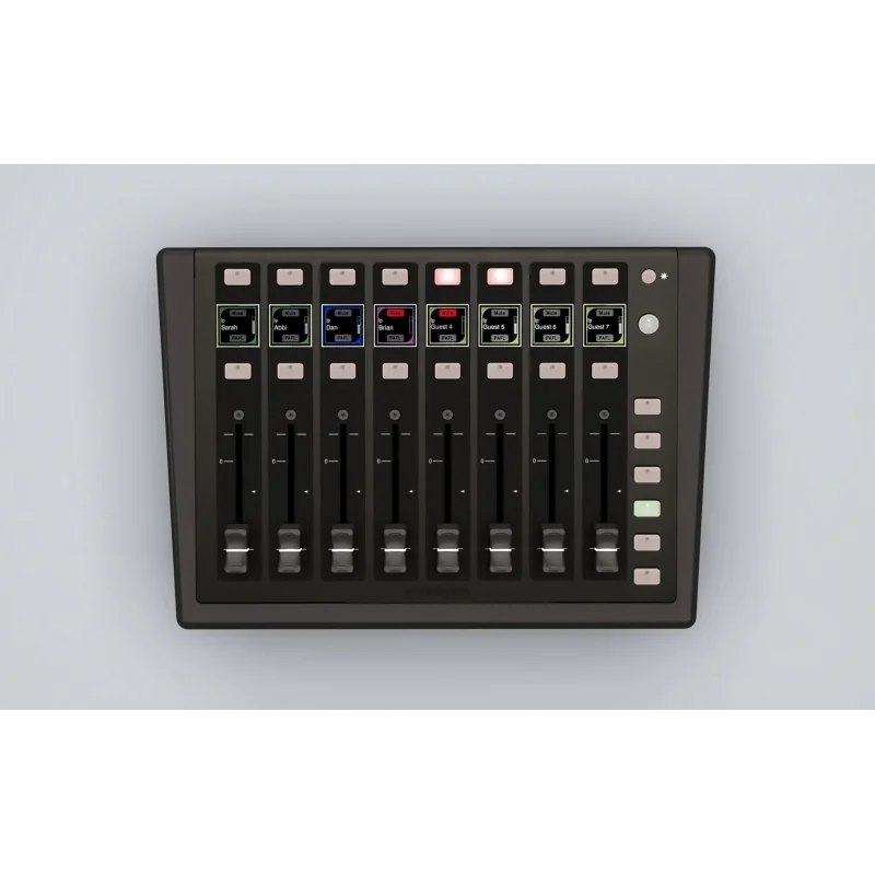 Allen & Heath IP8 8 Fader Remote Controller, Motorised fader, PoE, TCP/IP