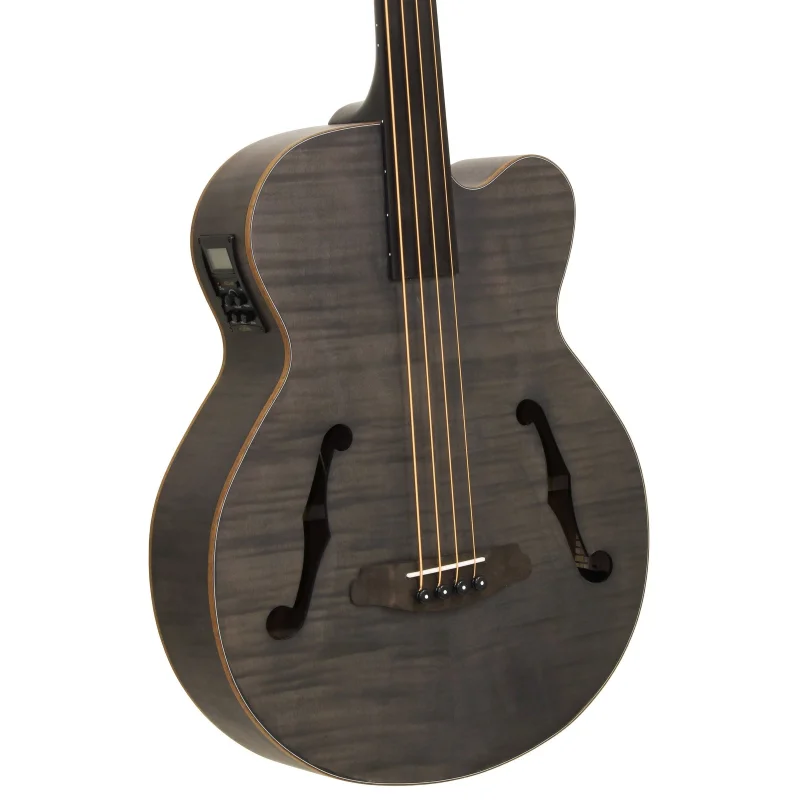Aria FEBF2MFLSTBK Perdesiz Akustik Bas Gitar