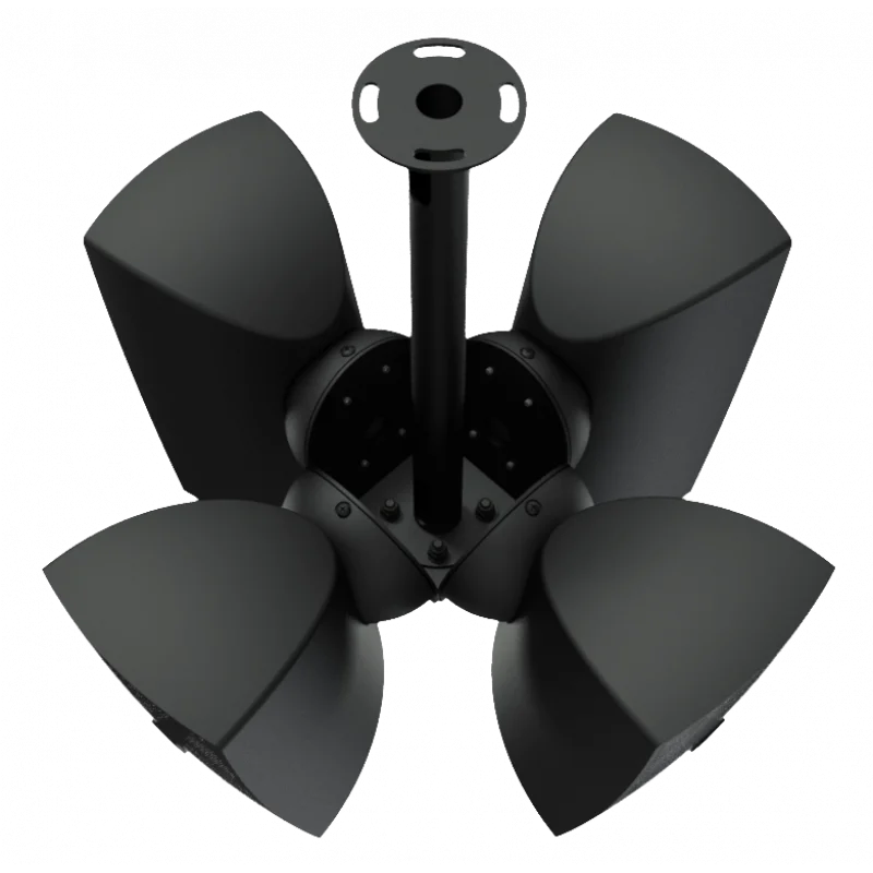 Audac CMA144/B Montaj aparatı 4 x ATEO4 Hoparlör Black