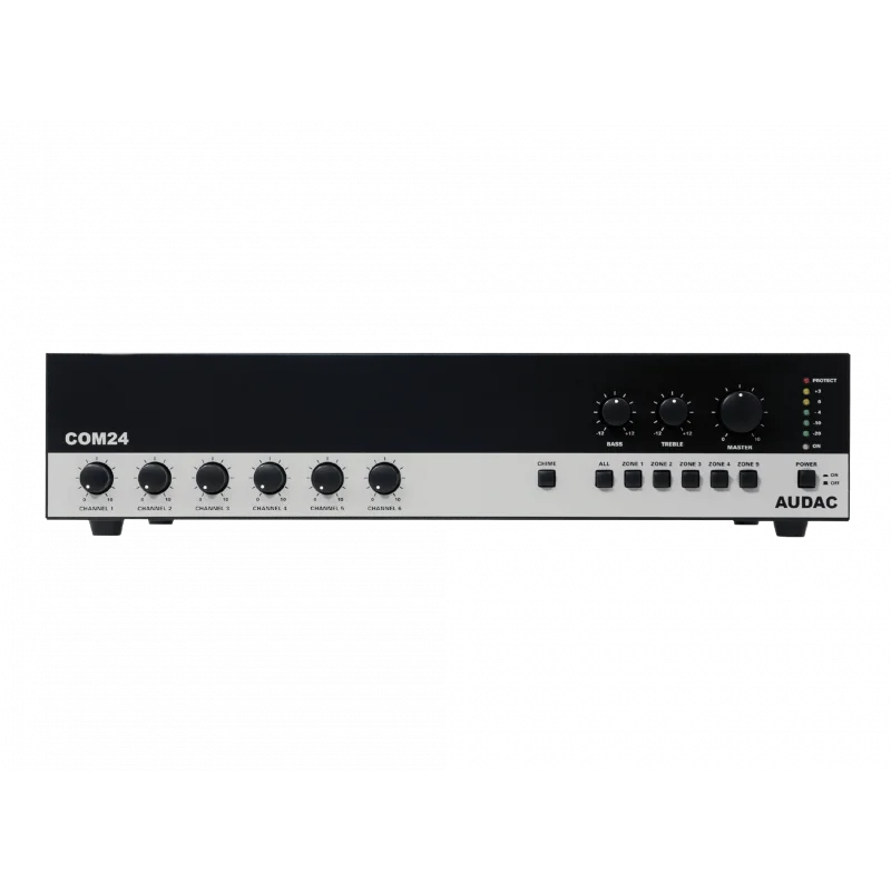 Audac COM24MK2 Mikser Amfifer 240W/100V, 5-zone