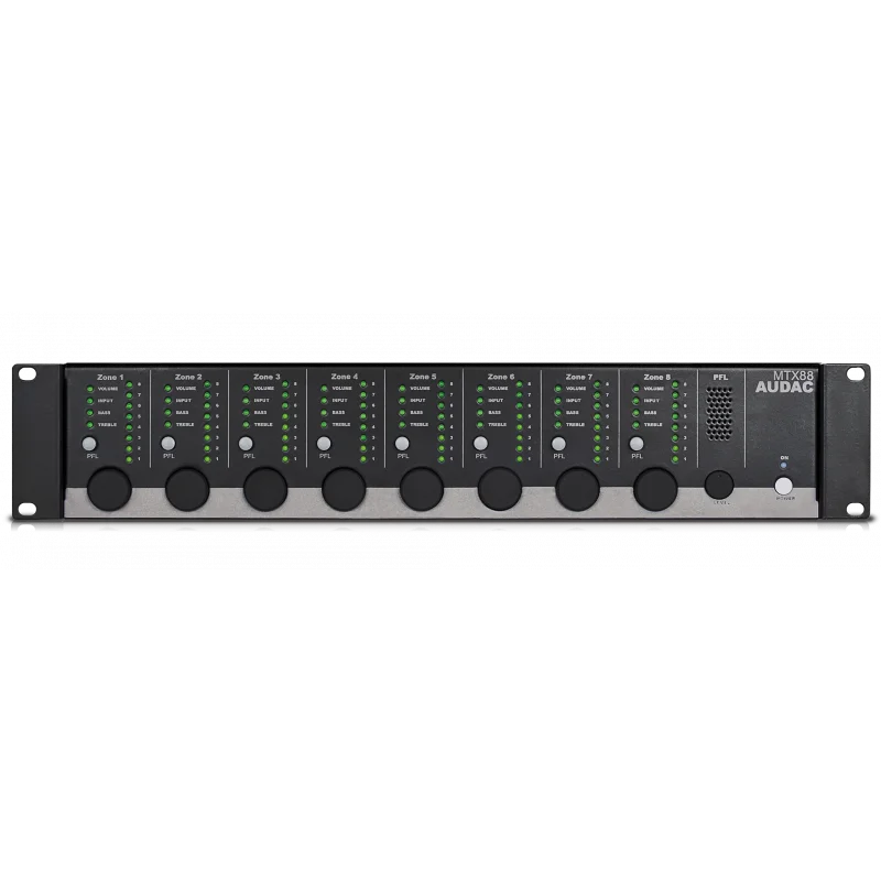 Audac MTX88 8-zone audio matrix
