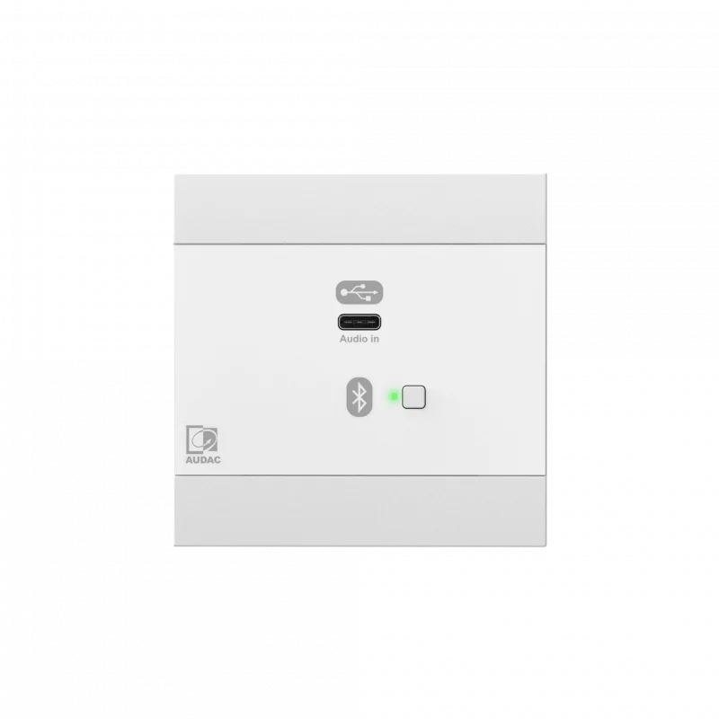 Audac NWP400 Network input panel - USB Type-C + BT (4 CH)