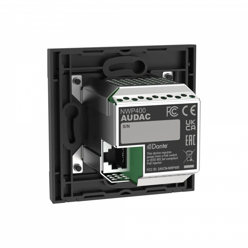 Audac NWP400 Network input panel - USB Type-C + BT (4 CH)