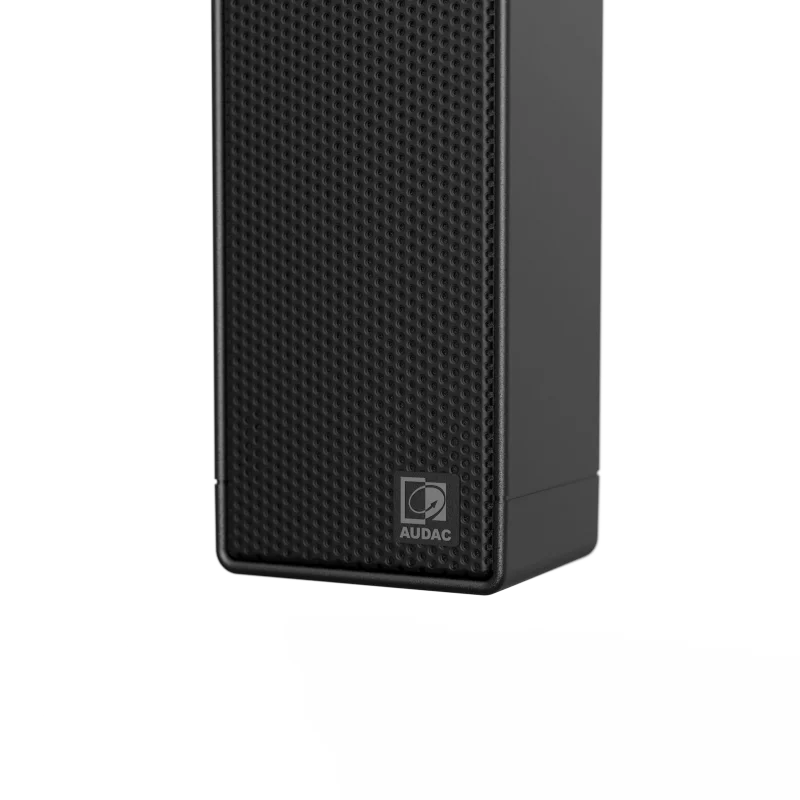 Audac VIRO-C201/B Kompakt Sütun Hoparlör 2x1.3 40W, 8-ohm, Siyah