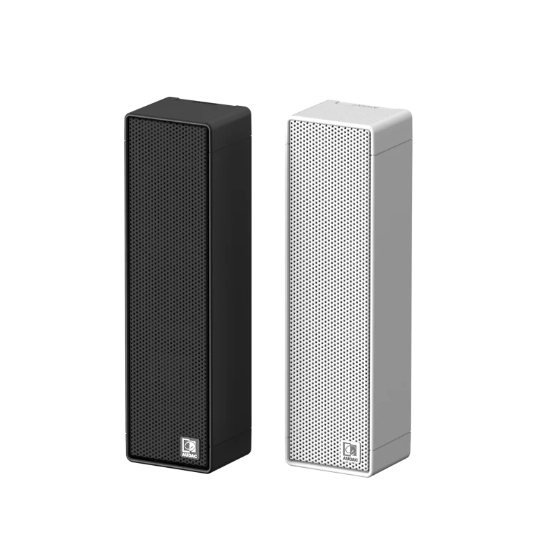 Audac VIRO-C201/B Kompakt Sütun Hoparlör 2x1.3 40W, 8-ohm, Siyah