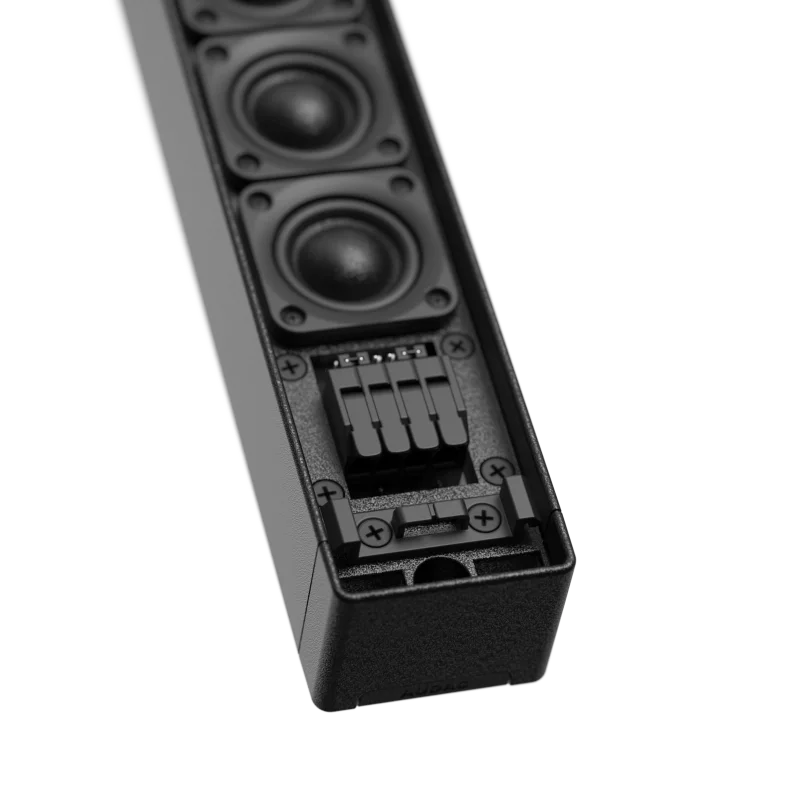 Audac VIRO-C801/B Kompakt Sütun Line Array Hoparlör 8x1.3 160W, Siyah