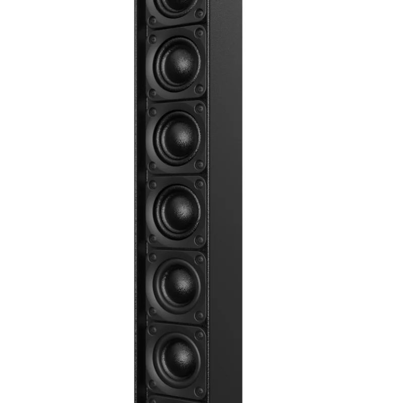 Audac VIRO-C801/B Kompakt Sütun Line Array Hoparlör 8x1.3 160W, Siyah