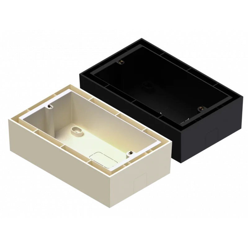 Audac WB50/B Wall box for DW5065/WP523/MWX65 Surface mount box for Audac wallpanel -black