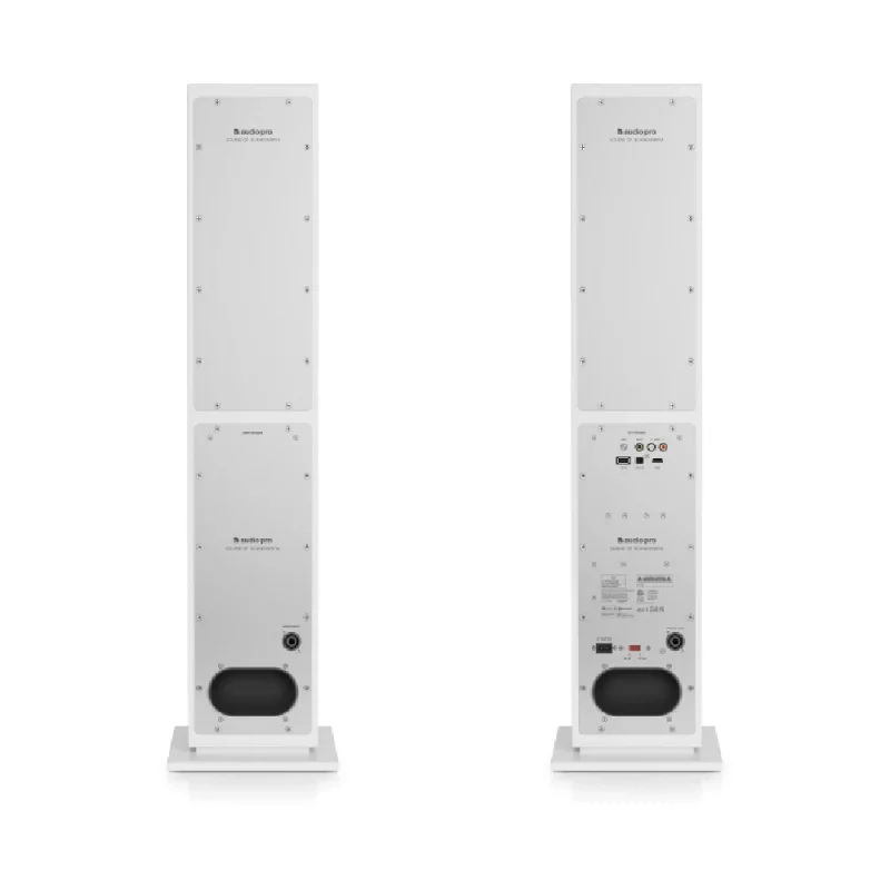 Audio Pro A48 Beyaz Aktif Kule Tipi Akıllı Ev Hoparlör Seti (Çift)