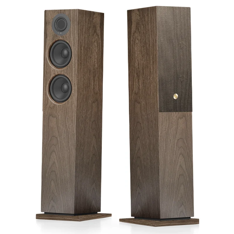 Audio Pro A48 W Kahverengi Kule Tipi Multiroom Akıllı Ev Hoparlörü(Çift)