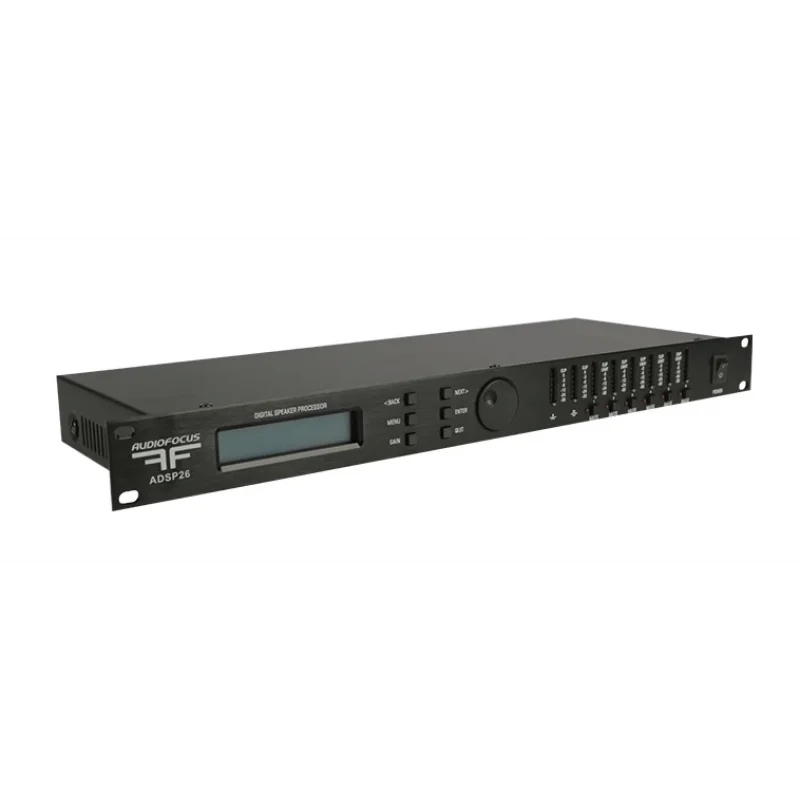 Audiofocus ADSP-26 2x6 2 Giriş / 6 Çıkış Dijital DSP Processor (kutusuz)