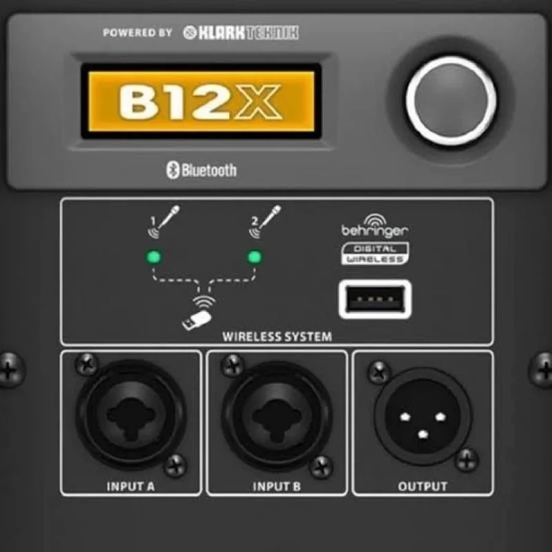 Behringer B12X 12 Aktif Hoparlör, 1000W APP, Bluetooth