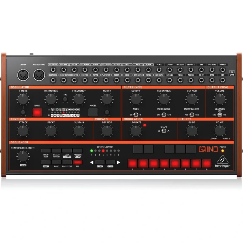 Behringer GRIND Hibrit Yarı Modüler Synthesizer