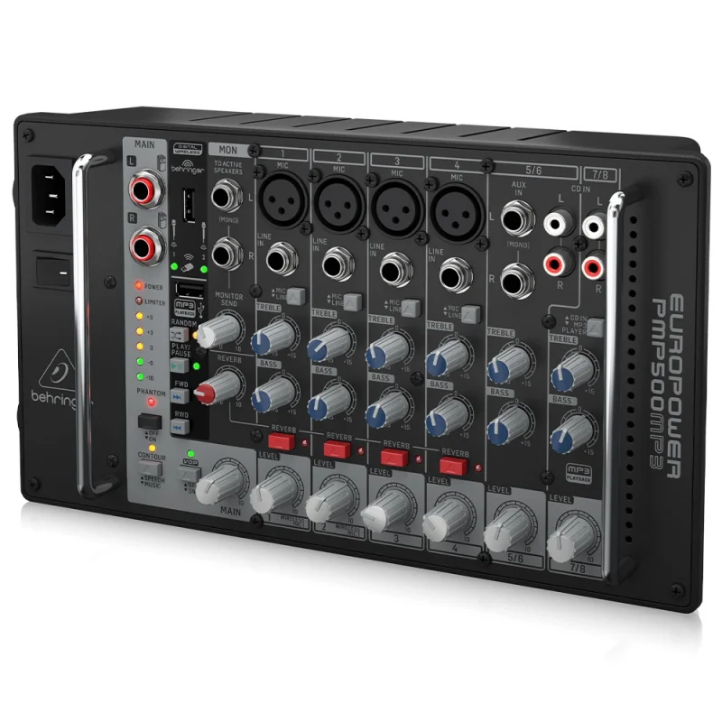 Behringer PMP500MP3 2x250W Powermixer