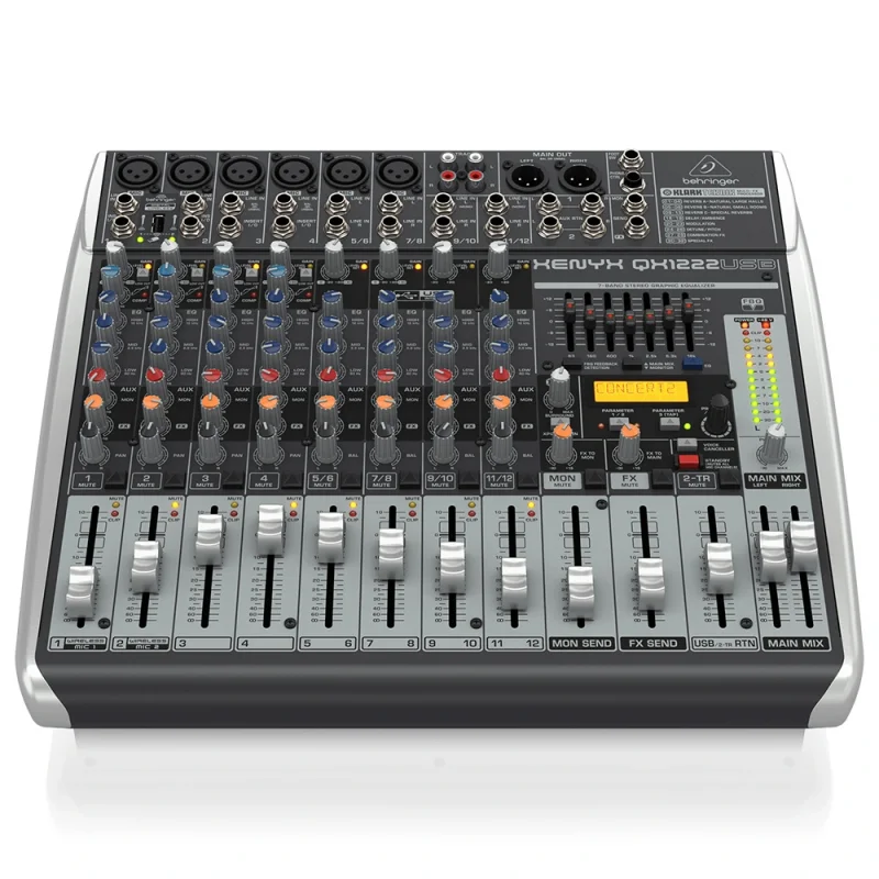 Behringer QX1222USB 8-Kanal Analog Mikser