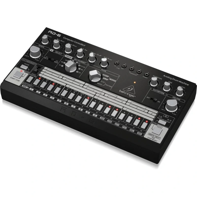 Behringer RD-6-BK RHYTHM DESIGNER Analog Davul Makinesi (Siyah)