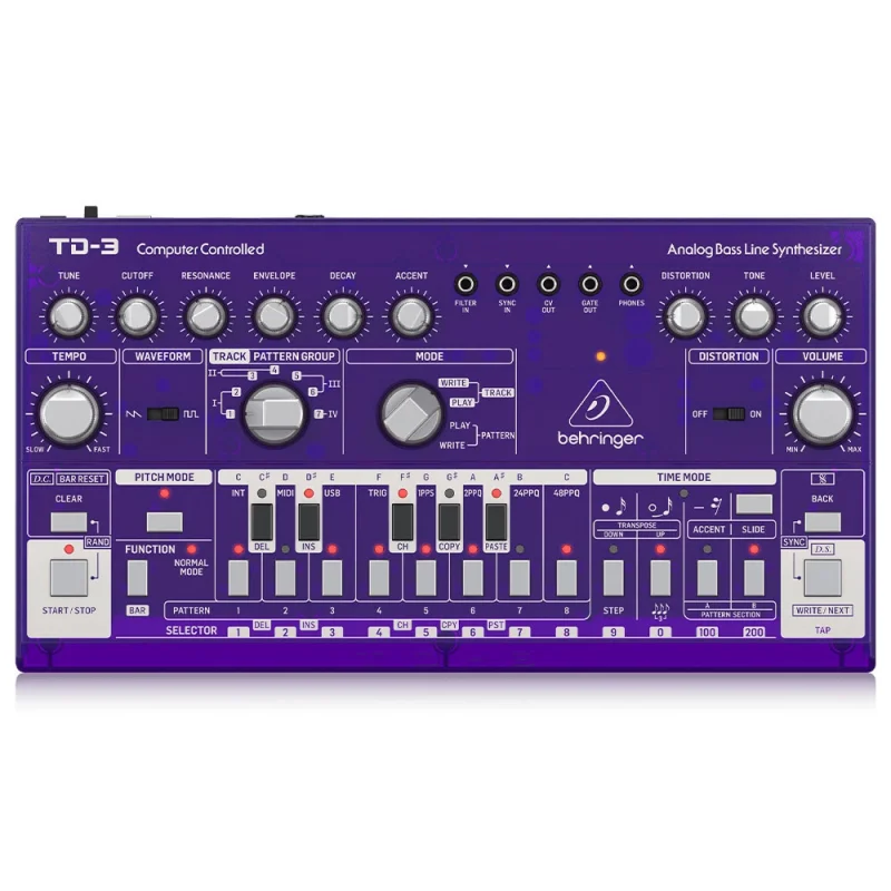 Behringer TD-3-GP Analog Bass Line Synthesizer (Mor)