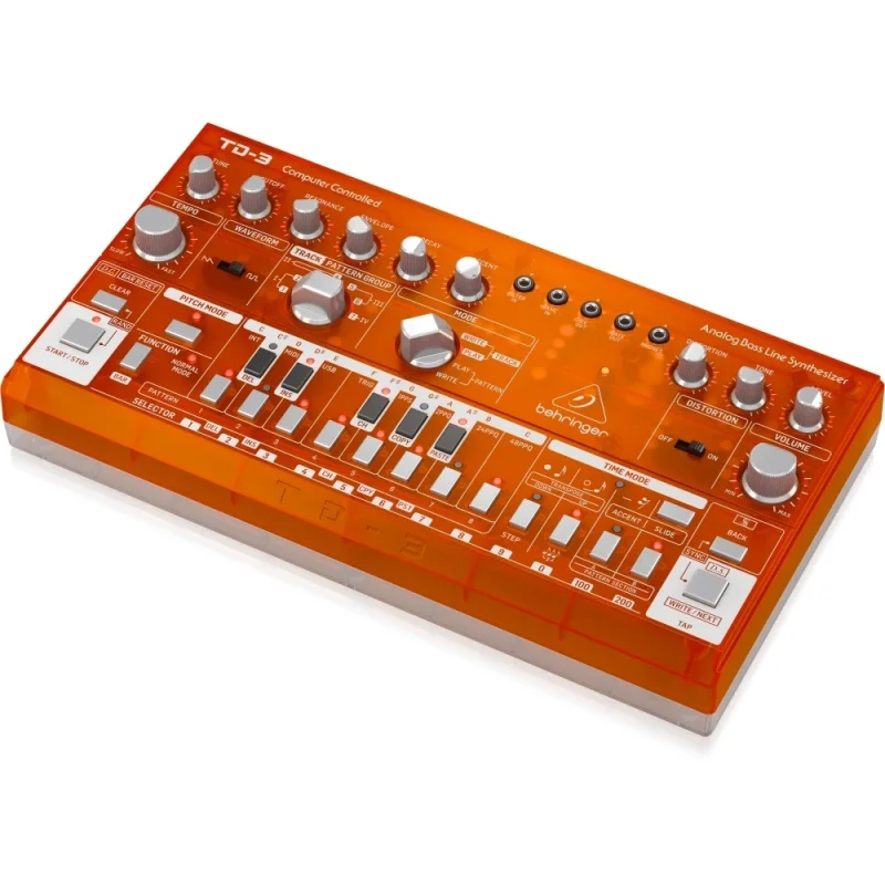 Behringer TD-3-TG  Analog Bass Line Synthesizer (Turuncu)