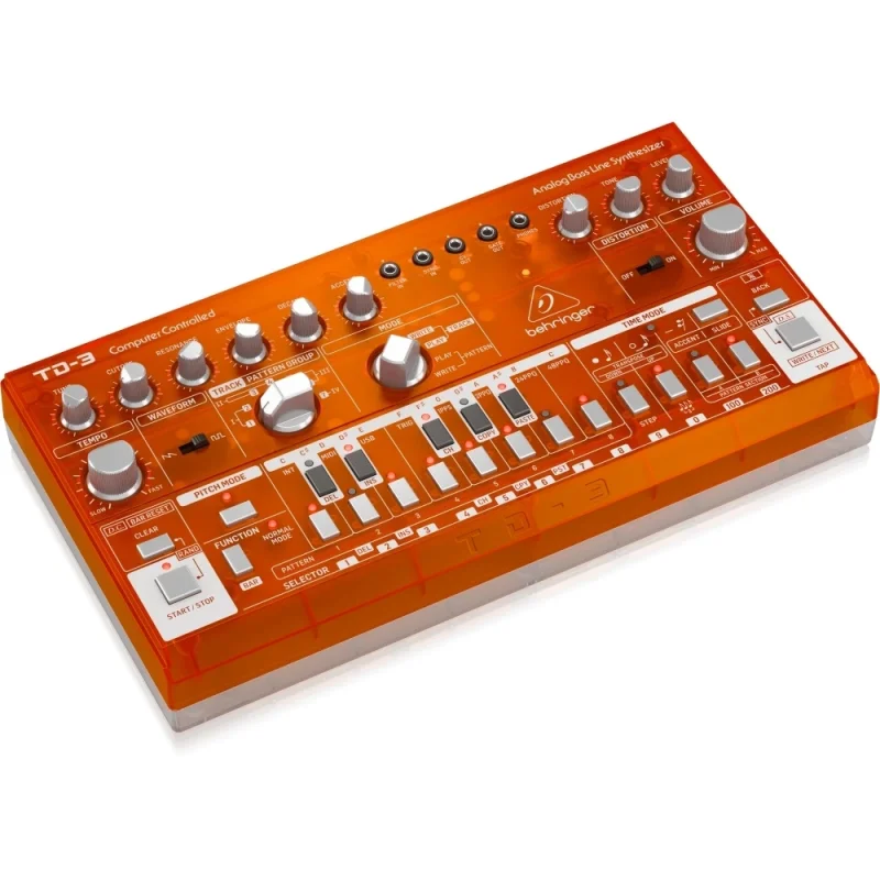 Behringer TD-3-TG  Analog Bass Line Synthesizer (Turuncu)