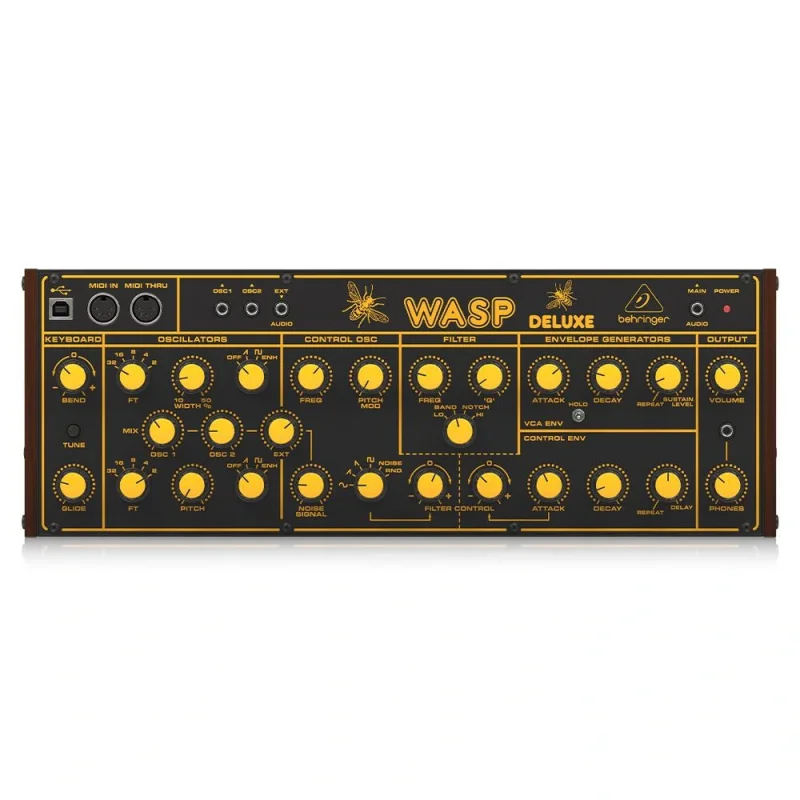 Behringer WASP Deluxe Hibrit 16 Sesli Analog Synthesizer