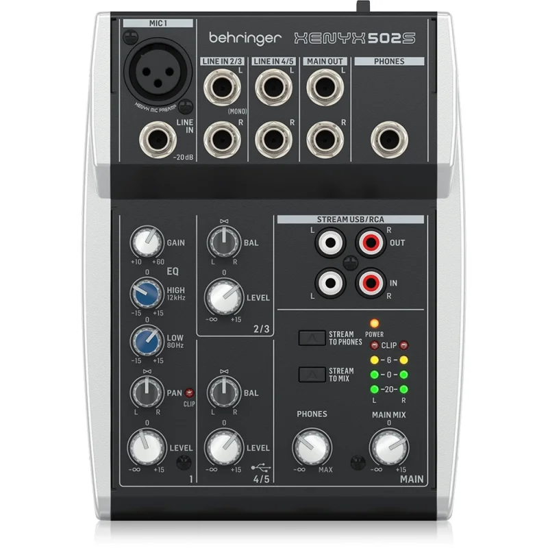Behringer 502S 3-kanal Analog Mikser