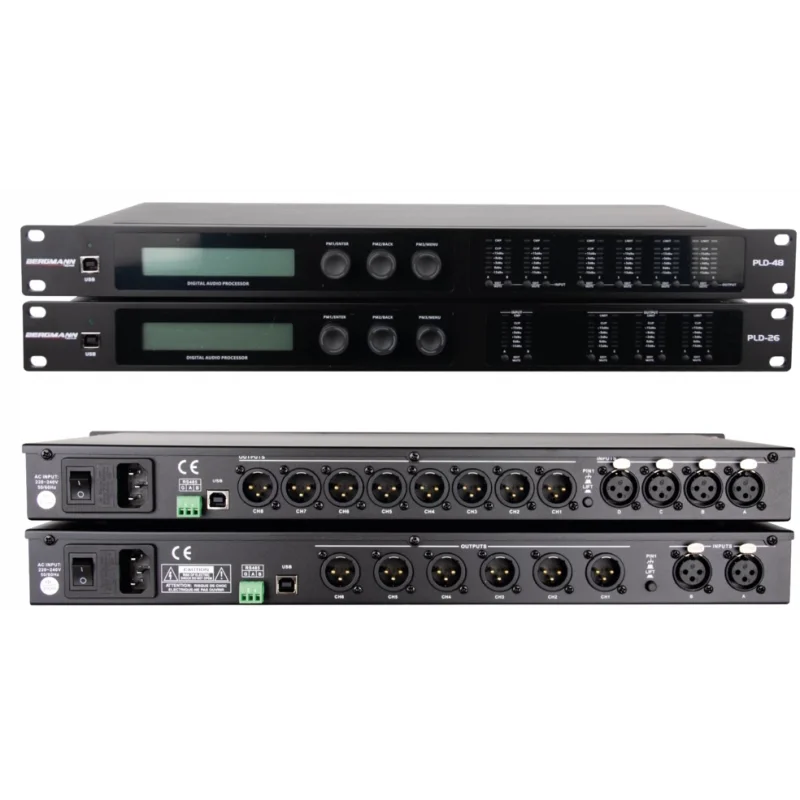 Bergmann PLD-26 2x6 2 Giriş / 6 Çıkış Dijital DSP Processor
